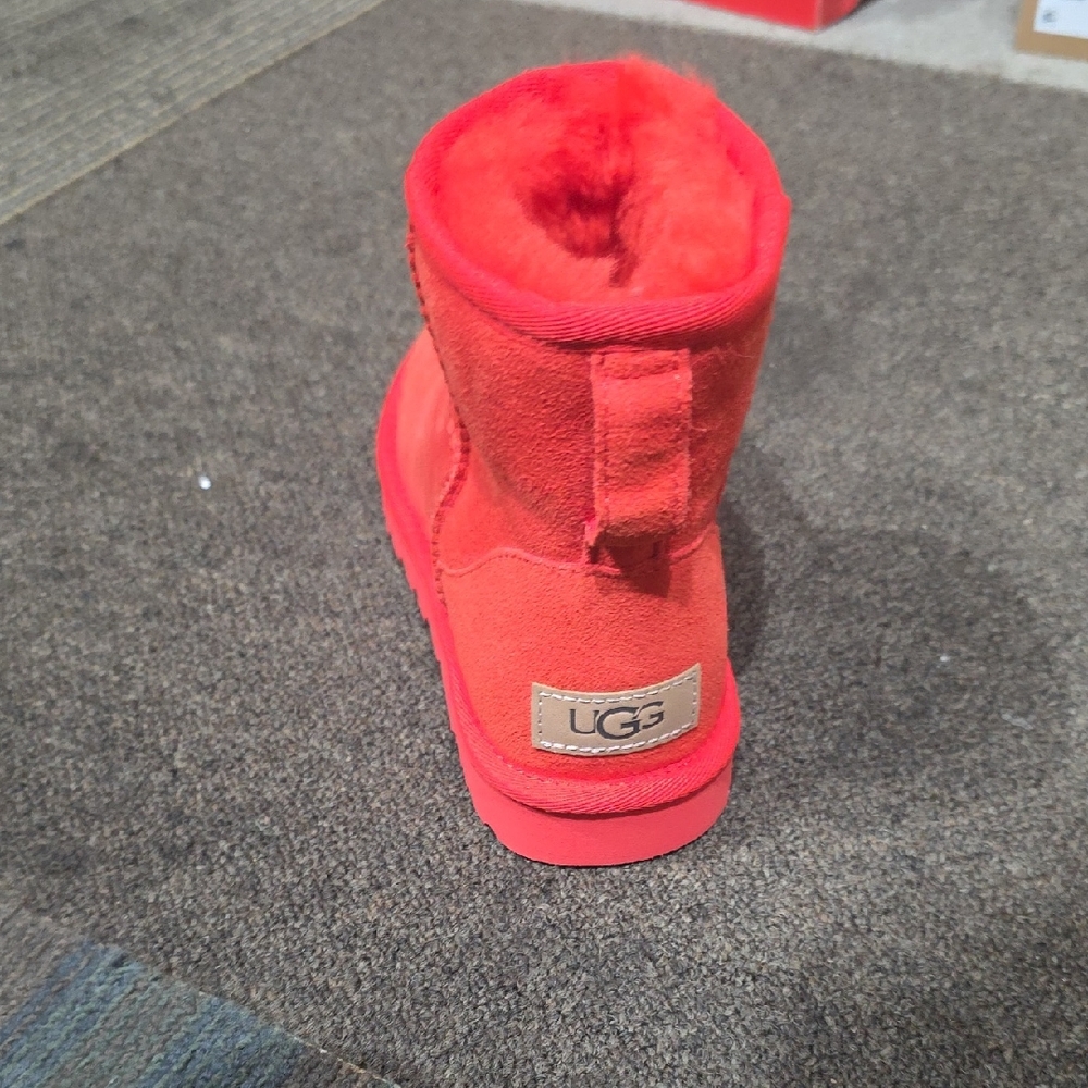 UGG Bright Red Suede Boots